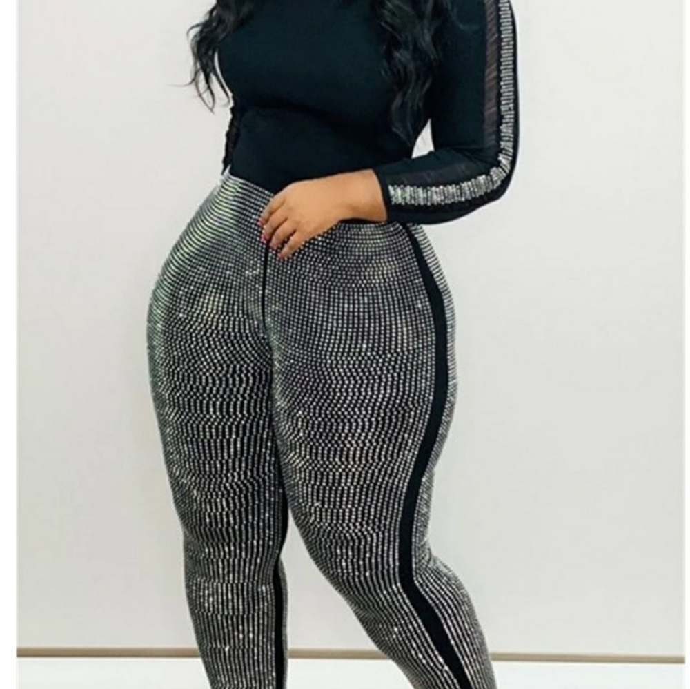 Sequins pants outfit